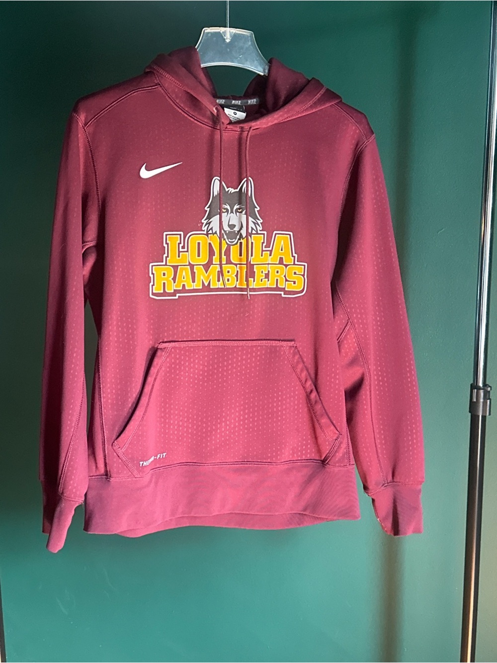 Nike Maroon Loyola Ramblers Pullover Hoodie